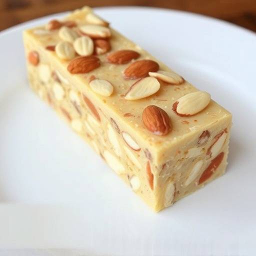 Barretta di torrone artigianale alle mandorle della Dolciaria Amendola