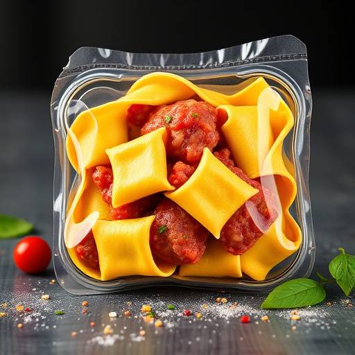 Confezione di Tortellini freschi ripieni di carne.