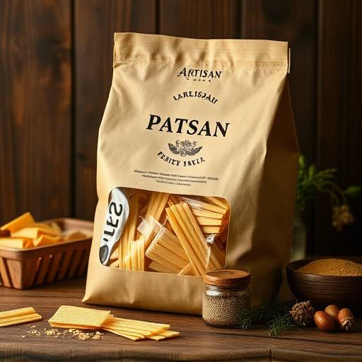 Esempio di testo alternativo che descrive una confezione di pasta artigianale