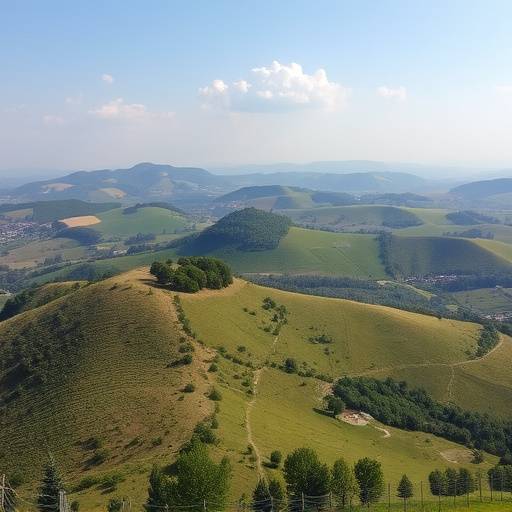 Paesaggio collinare dell'Emilia-Romagna