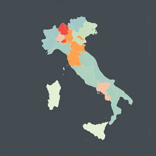 Screenshot della mappa interattiva dell'Italia sulla pagina delle regioni con alternative testuali